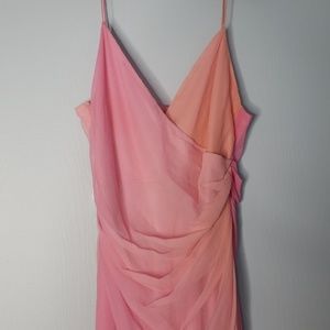 Chiffon and Silk a-line Dress